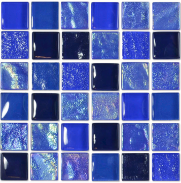Aquabella Night Life Gallant 1x1 Glass Tile